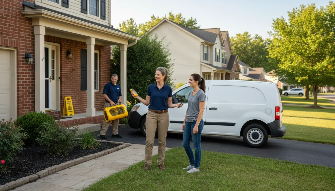 Residential water damage restoration in Hillside, CO
